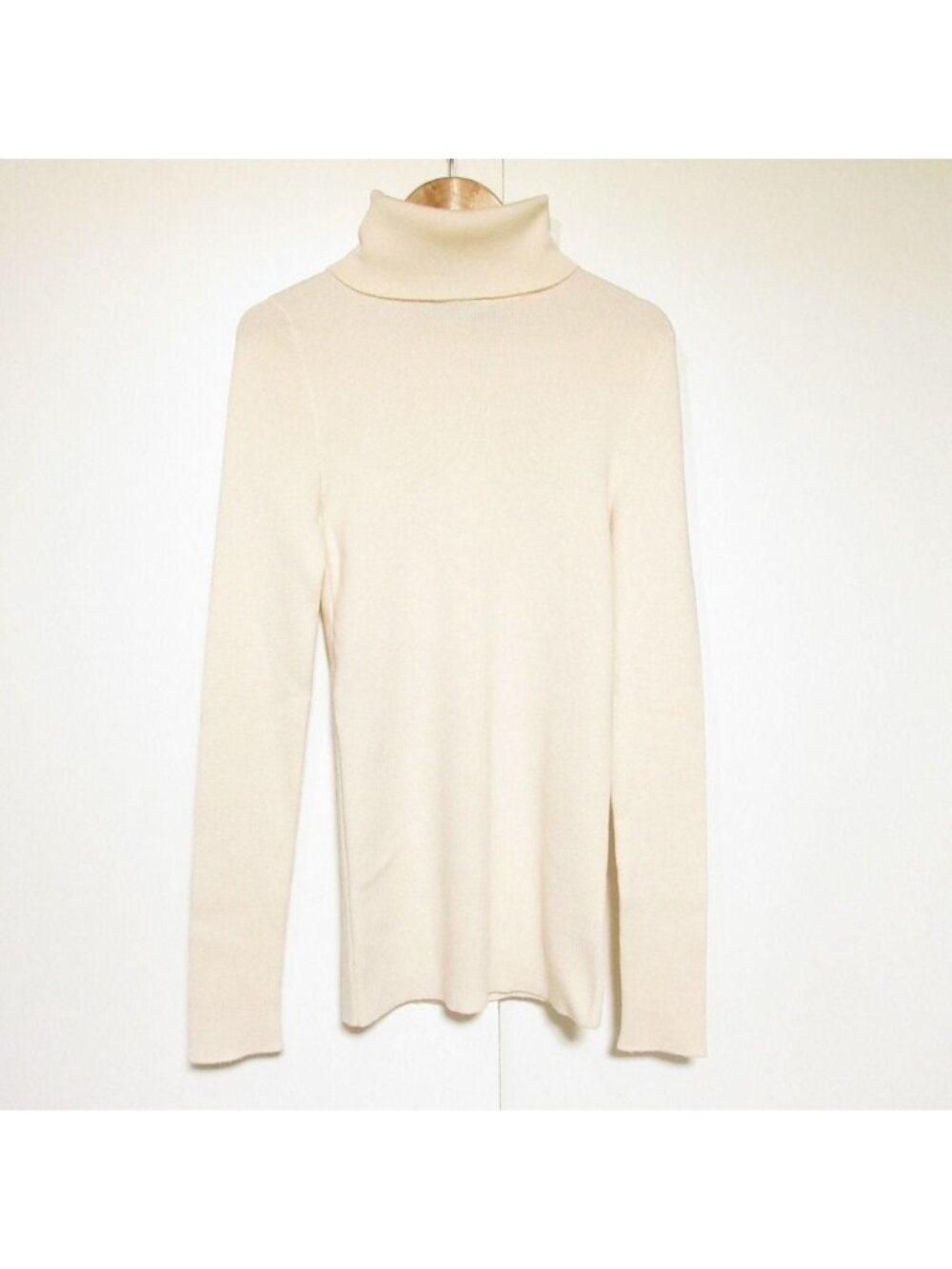 Gucci Turtleneck Knit Sweater L Beige